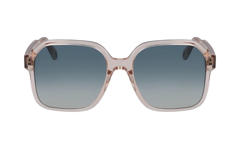 Chloe Willow Transparent Peach 56 mm Sunglasses EUC Designer